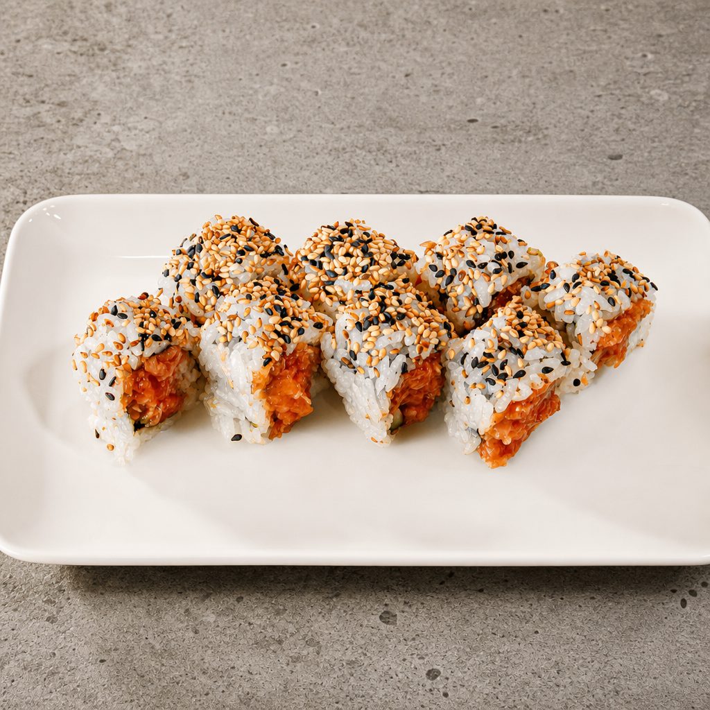 Spicy Salmon Roll.